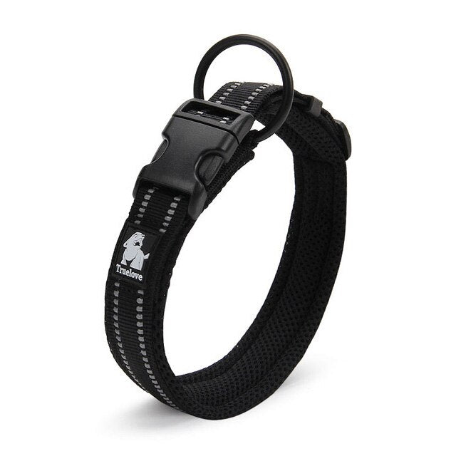 Premium reflektierendes Nylon-Hundehalsband